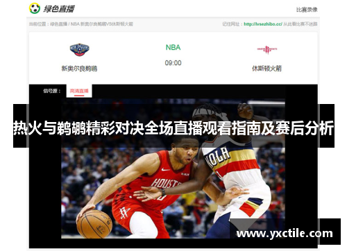 热火与鹈鹕精彩对决全场直播观看指南及赛后分析